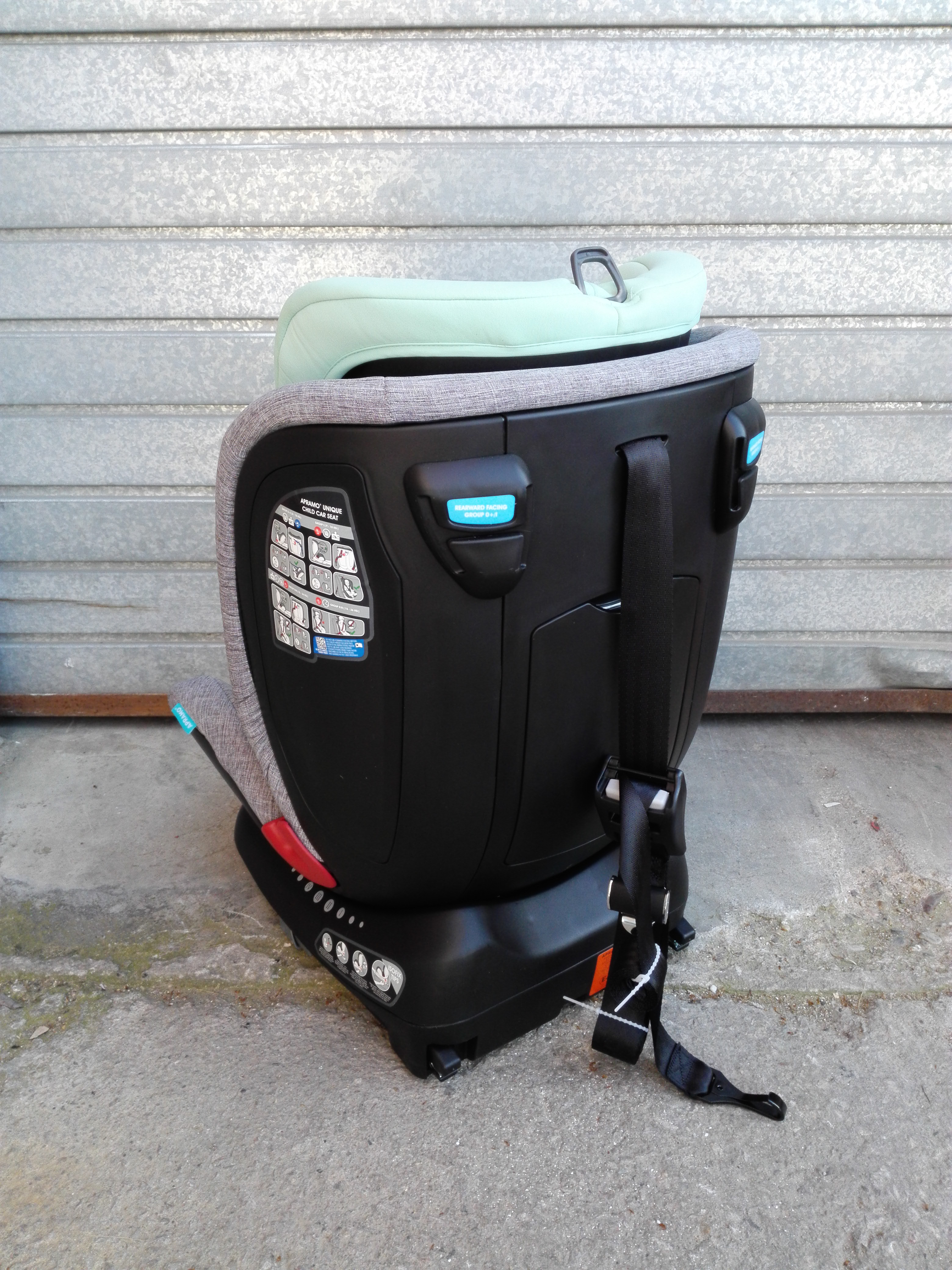 silla infantil +cojin bebe 0-12 años seguridad coche apramo unique 67x44x46 1u